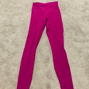 Magenta lululemon pants